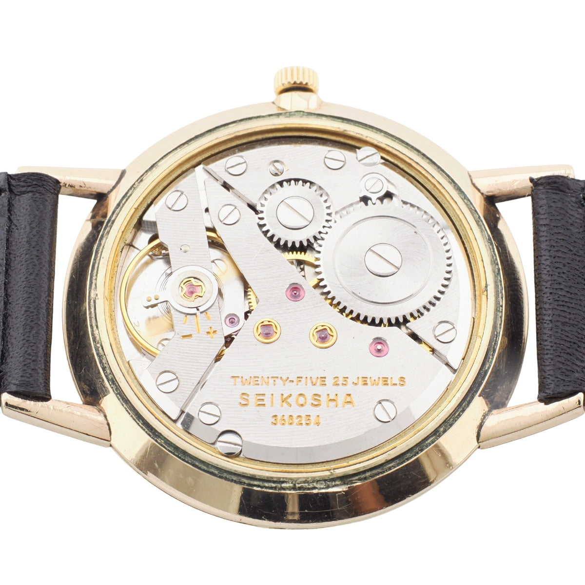 セイコー ゴールドフェザー J14060E 14金張り 25石 手巻 OH済 1962年製（昭和37年）