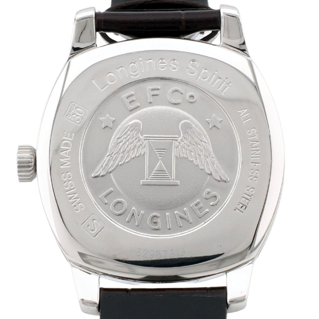 Longines Spirit Ref.L2.699.4, white dial, Cal.L619.2 (ETA2892A2) automatic, serviced, original buckle, pre-owned