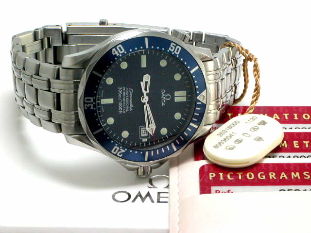 オメガ シーマスター 300m 2531.80 自動巻 ブルー OH済 USED