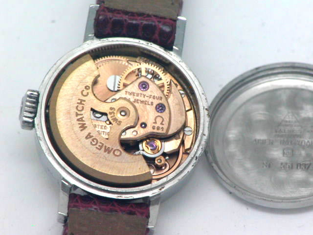 オメガ デビル レディス 551.037 Cal.661 自動巻 OH済 1960年代