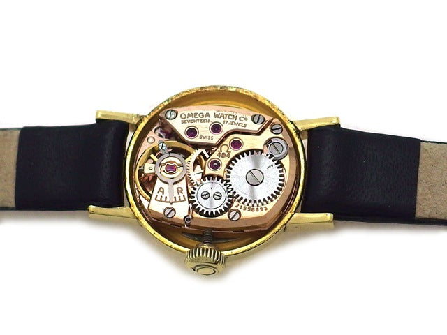 オメガ チューラーWネーム 511180 プリズム風防 18K 手巻 レディース OH済 1965年製