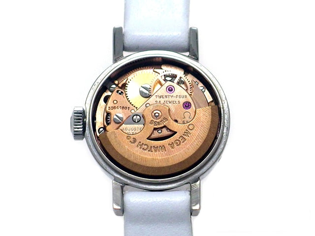 オメガ デヴィル 551.038 Cal.661 自動巻 レディース プリズム風防 OH済 1973年製