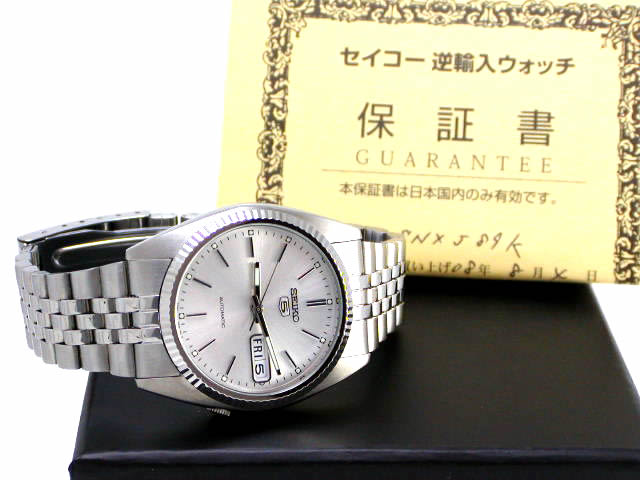 セイコー 5 オートマチック SNXJ89K 逆輸入モデル USED