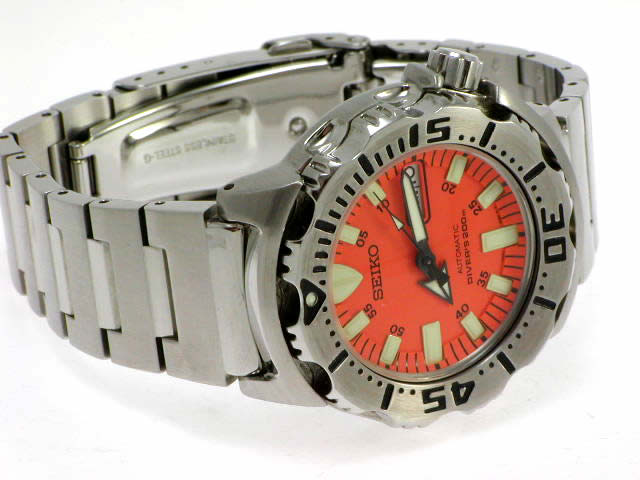 セイコー スキューバ ダイバーズ 200 自動巻 43mm SKX781K 7S26 USED　