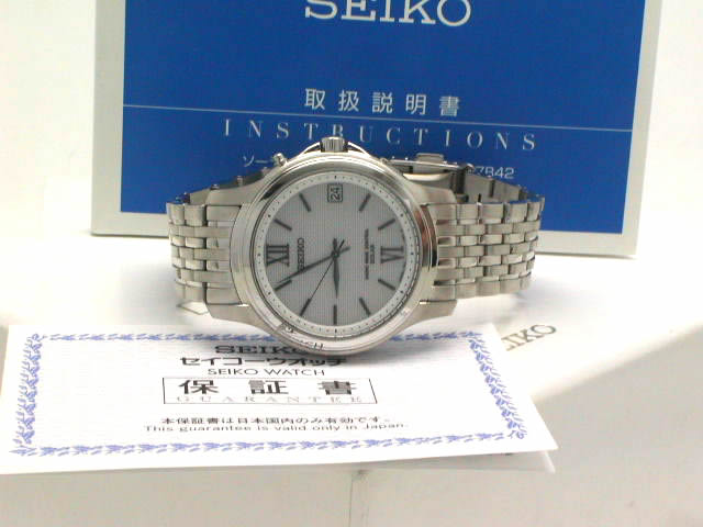 セイコー SADZ033 ドルチェ 7B22 ソーラー電波 チタン USED