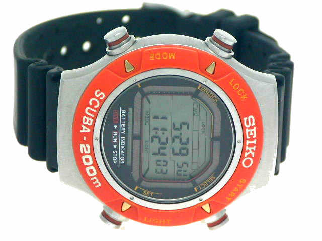セイコー スキューバ200m S800-0010 1993年製 USED