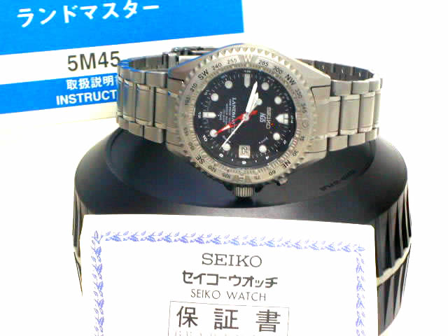 セイコー ランドマスター SBCW001 AGS チタン 1995年 USED