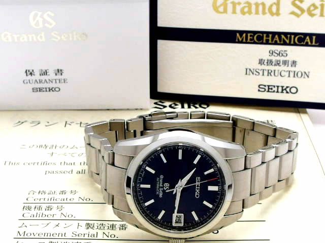 グランドセイコー SBGR073 青文字盤 自動巻 USED