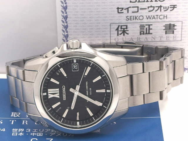 セイコー ブライツ ソーラー電波時計 SAGZ065 USED
