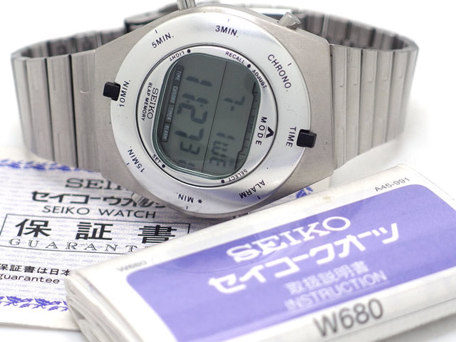 セイコー ジウジアーロ 3000本限定復刻モデル SBJA003 W680-4070 クオーツ USED