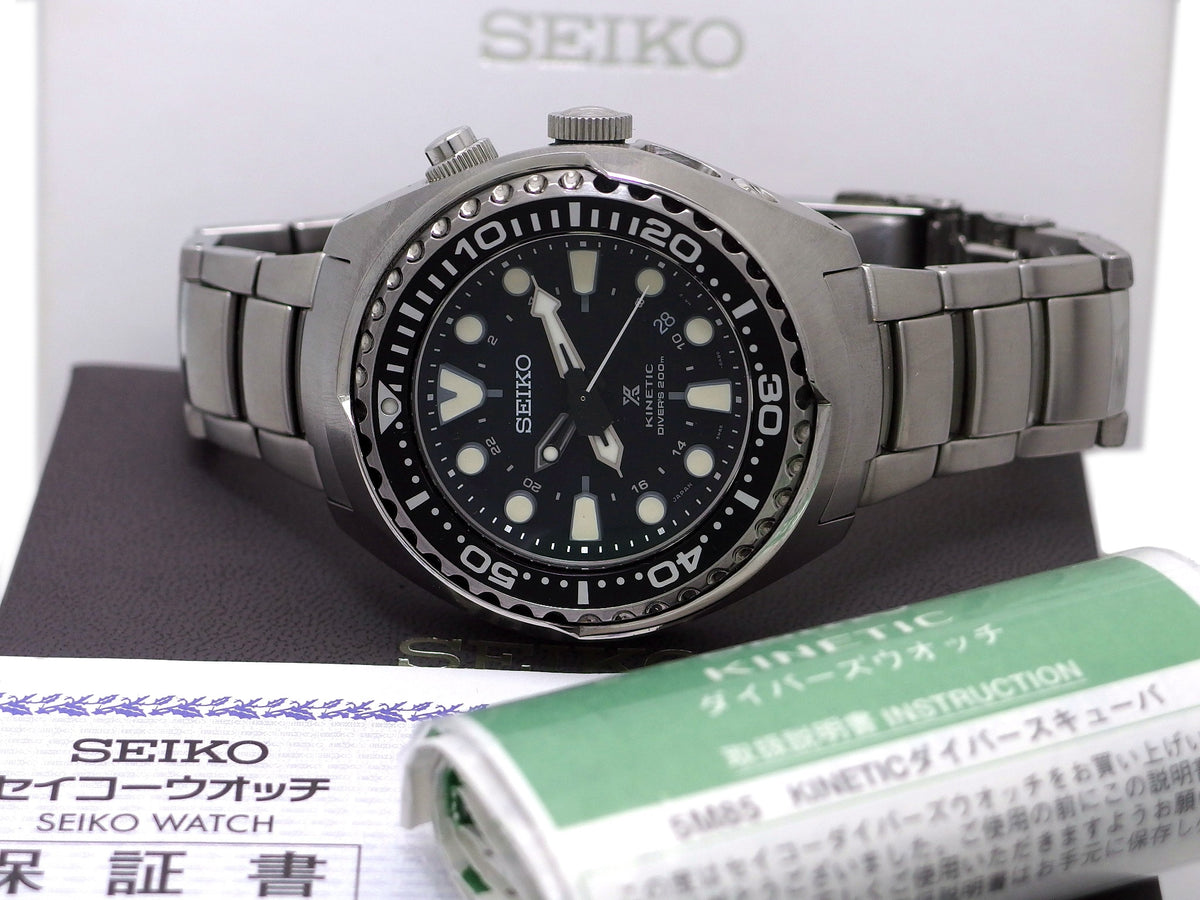 セイコー プロスペックス ダイバースキューバ SBCZ021 キネティック USED