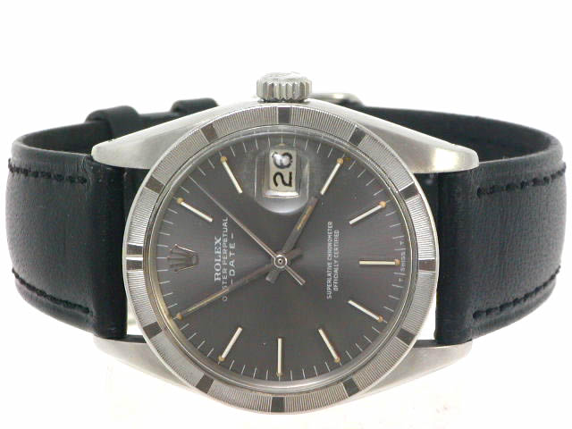 ロレックス Ref.1501 エンジンターンドベゼル 名機1570搭載 自動巻 OH済 1966年　