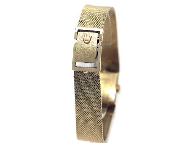 ロレックス プレシジョン 14K 24Pダイヤ レディース 手巻 OH済 1960年代