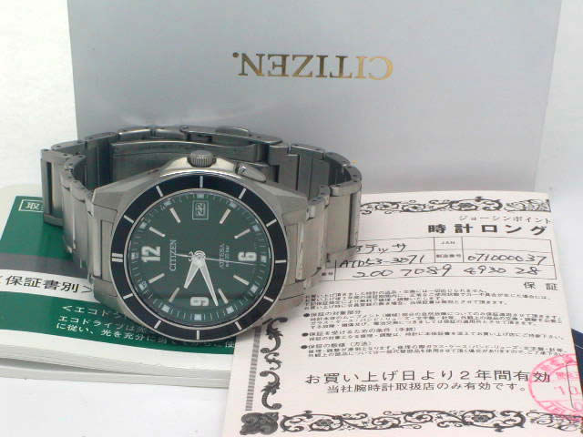 シチズン アテッサ エコ・ドライブ電波時計 ATD53-3071 USED – WATCH COLLE