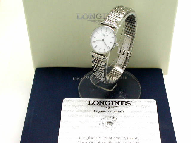 ロンジン グランドクラシック レディス L4.209.4.11.6 クオーツ USED