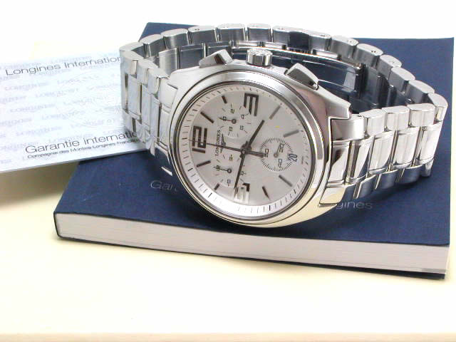 ロンジン ルンゴマーレ クロノグラフ L36334766 クオーツ USED　