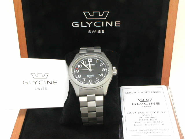スイス製 グリシン インクルソーレ 200m 自動巻 46mm USED