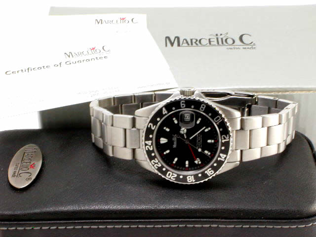 マルチェロ シー Nettuno GMT 300ｍ 40mm 自動巻 USED