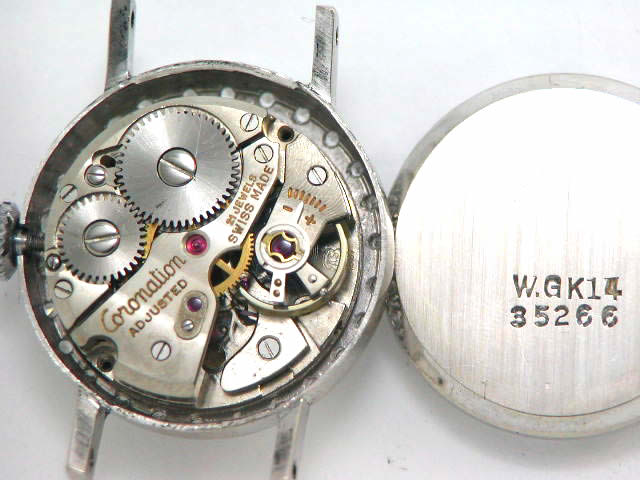 コロネーション WGK14 レディス 21石 手巻 OH済 1940年代　