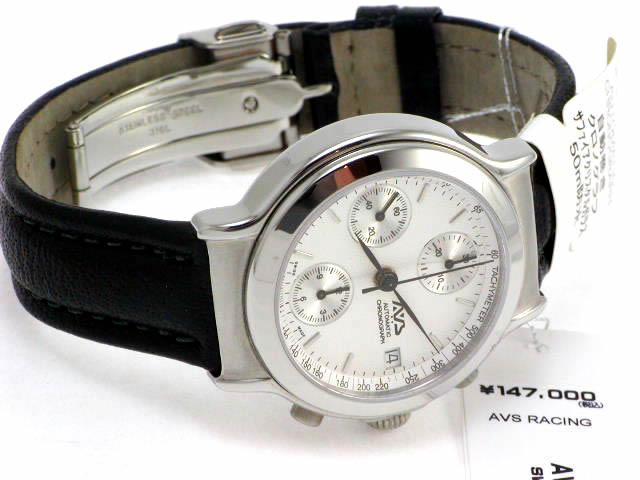 バルジュー7750 ヨコハマ AVS オートマチック クロノグラフ AVS001SWH