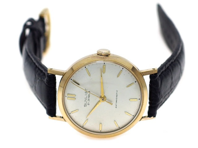 SUNLIGT アンチマグネティック 51305 YGP/SS 21石手巻 OH済 1960年代 Sunligt