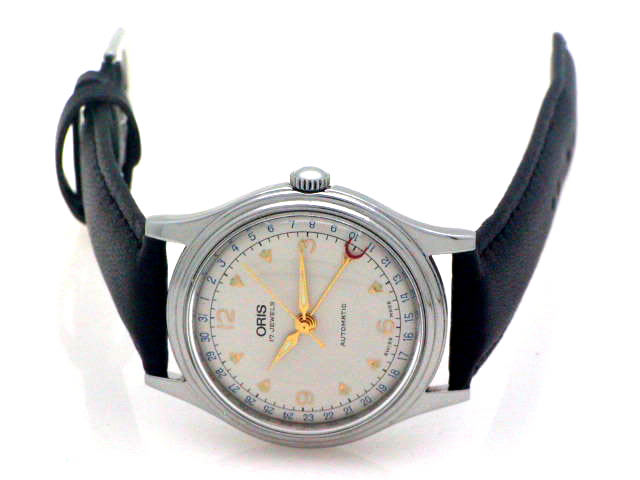 オリス ポインターデイト 574 7403 40B 自動巻 34mm OH済 USED