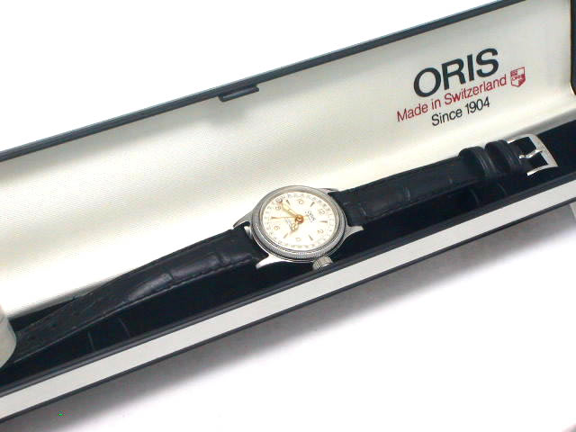 オリス ポインターデイト レディス 28mm 574 7464 自動巻 OH済 USED