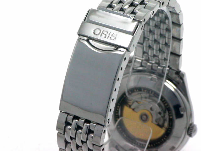 オリス ポインターデイト 574 7403 40B 自動巻 34mm OH済 USED