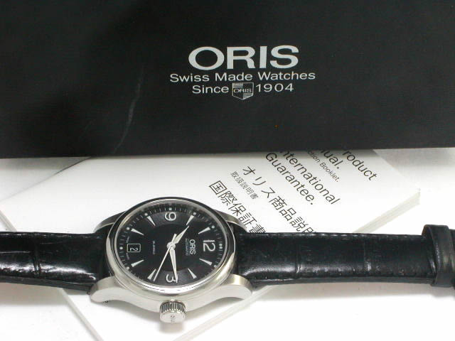 オリス クラシック デイト 733 7578 40 64F 自動巻 37mm 黒 USED　