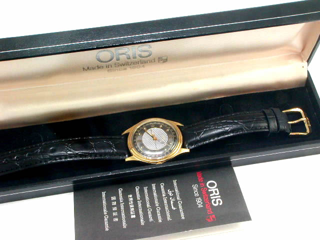オリス クラッシックポインターデイト 574 7403 自動巻 34mm OH済 1990年代　