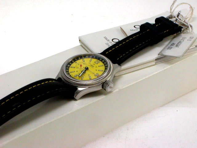 絶盤 オリス ビッグクラウン コマンダー 36mm 644 7482GWF 自動巻