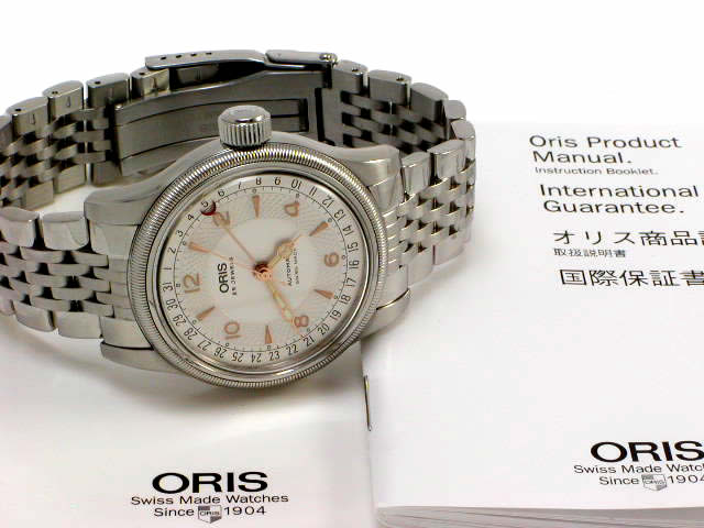 オリス ビッグクラウン ポインターデイト 754 7543 40 61M 40mm 自動巻 USED Oris