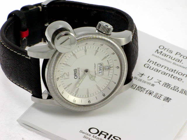 オリス フライトタイマー 635 7568 40 61F 42mm 自動巻 USED Oris