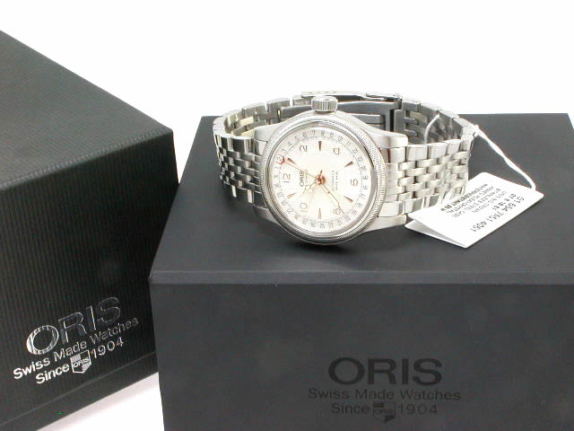 オリス ビッグクラウン ポインターデイト φ36mm 654 7551 4061M USED Oris