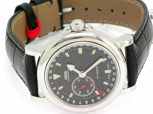 絶盤 オリス クラシック スポーティ 36mm ブラックダイヤル 644 7467 40 54F