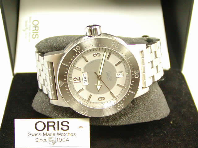 オリス ビッグクラウン ダイバーズ 200m BC3 USED　Oris