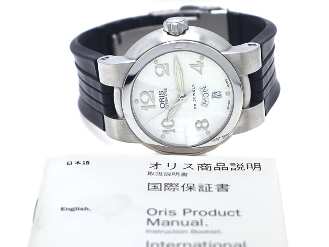 オリス TT1デイデイト 635 7517 41 61 25石自動巻 OH済 USED