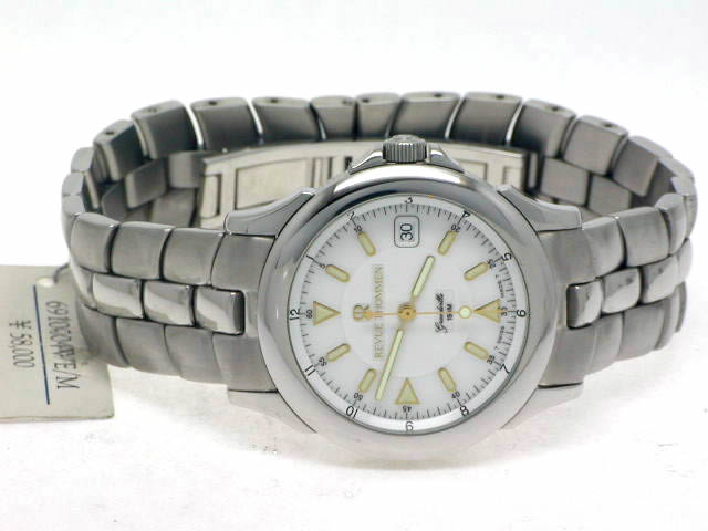 レビュートーメン グランビル 34mm 6910004WE/M クオーツ 未使用　