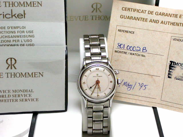 レビュートーメン クリケット SSブレス Ref.8010002 USED Revue Thommen