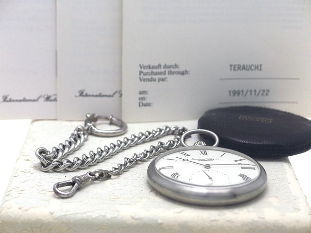 IWC 懐中時計 5301 Cal.9720 19石手巻 OH済 1989年製造 USED