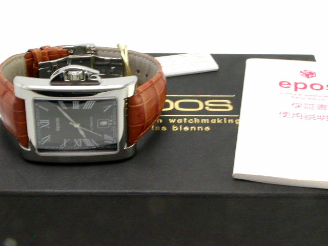 エポス レクタンギュラー リューズガード 3348BK 自動巻 USED