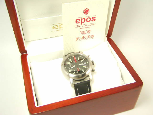 エポス クロノグラフ 3264 新品同様　USED