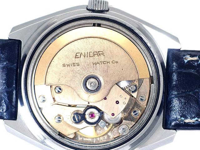 エニカ 167-72-02 Cal.AR-167 25石自動巻 OH済 1970年代 Enicar