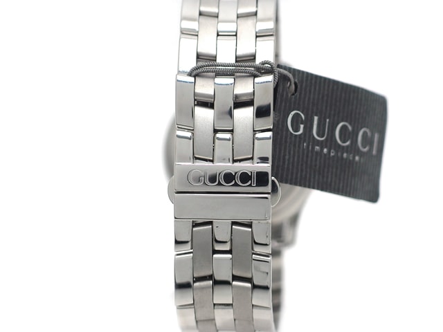 グッチ 5500M メンズ SS シルバー クオーツ USED　Gucci