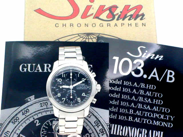 ジン 103.B.AUTO TY クロノグラフ 自動巻 OH済 USED
