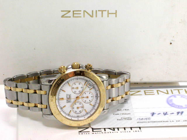 ゼニス レインボー Ref.53.0463.400 18K/SS エル・プリメロ 自動巻 USED　