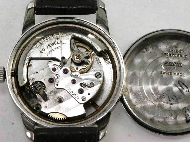 ゼニス ハーフローター Cal.133.8 自動巻 OH済 1950年代