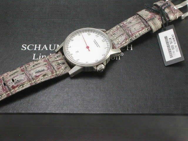 シャウボーク リンドバーグ＆ベンソン グノモニク ワンハンド 自動巻 新品 Schaumburg Watch Lindburgh & Benson Squarematic
