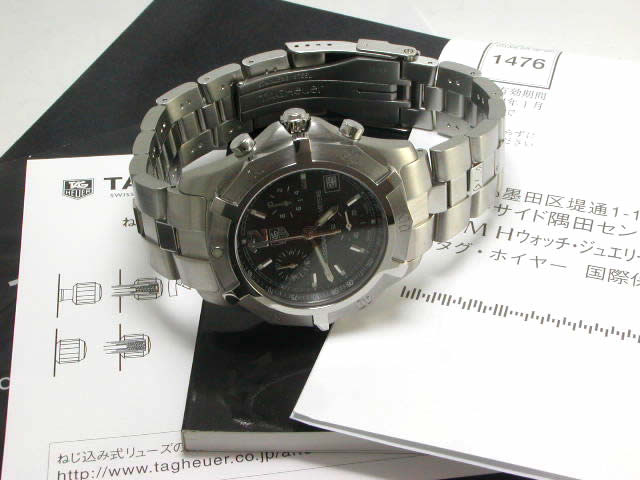 タグホイヤー 2000エクスクルーシブ CN1110.BA0337 クオーツ クロノグラフ USED　