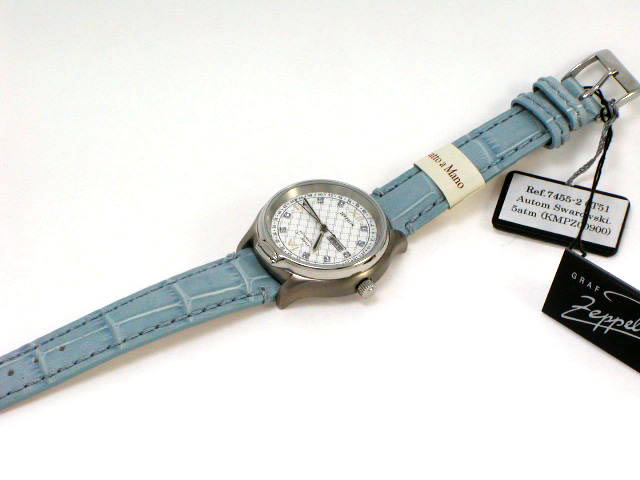 ツェッペリン LZ127 Liberty リバティ オートマチック チタン 35mm 7455-2 腕時計 新品 Zeppelin